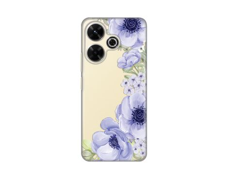 Silikonska futrola PRINT Skin - Xiaomi Redmi 13 Blue Roses.