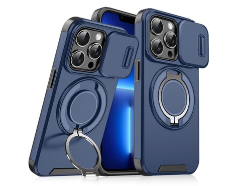 Futrola CamShield Ring stand - iPhone 13 Pro plava.