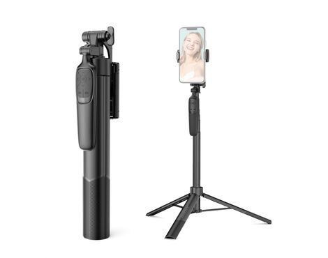 Selfie stick A65 + tripod crni.