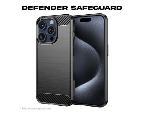 Futrola Defender Safeguard - iPhone 16 Pro Max 6.9 crna.