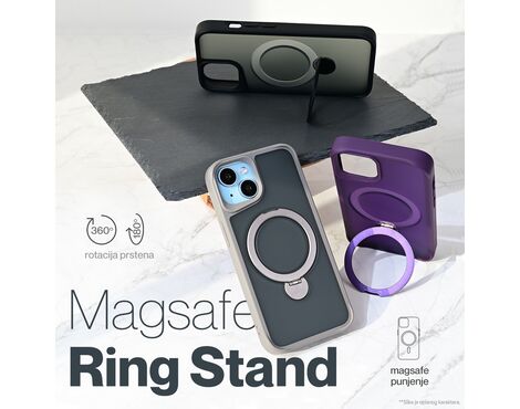 Futrola Magsafe Ring Stand - iPhone 11 6.1 siva.