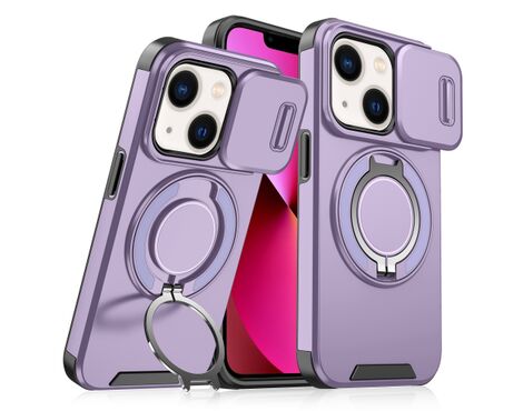 Futrola CamShield Ring stand - iPhone 13 ljubicasta.