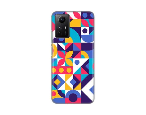 Silikonska futrola PRINT Skin - Xiaomi Redmi Note 12S (EU) Colorful Mosaic.