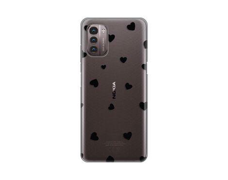 Silikonska futrola PRINT Skin - Nokia G11/G21 Hearts.