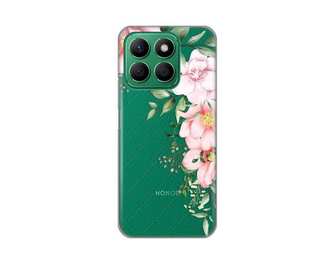 Silikonska futrola PRINT Skin - Huawei Honor X8b Gentle Rose Pattern.