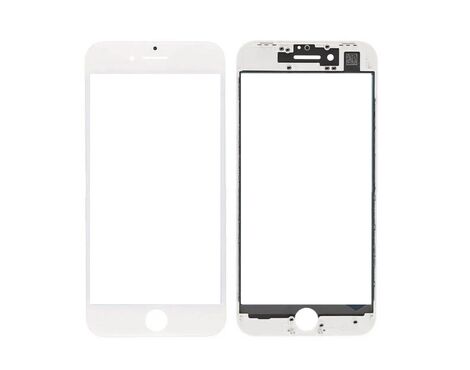 Staklo touchscreen-a + frame + OCA - iPhone 8/SE (2020) Belo (Crown Quality).