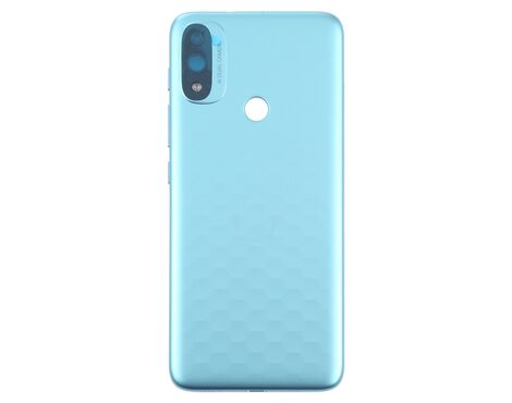 Poklopac - Motorola Moto E20 Blue + staklo kamere (NO LOGO).