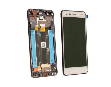 LCD displej (ekran) - Nokia 2 (TA-1035) + touchscreen + frame Copper Service Pack ORG/20E1MMW0001.