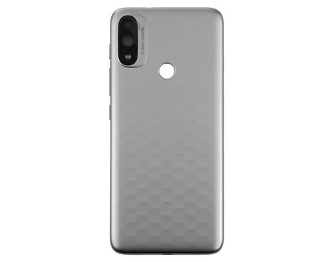 Poklopac - Motorola Moto E20 Gray + staklo kamere (NO LOGO).