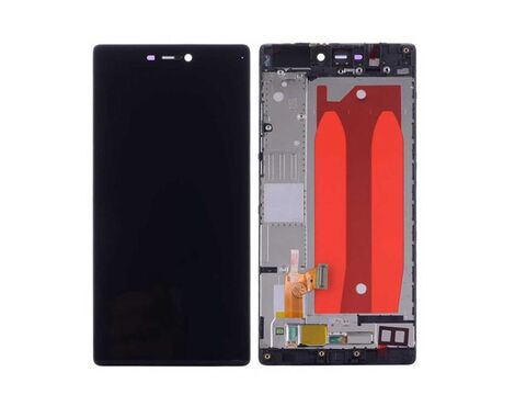 LCD displej (ekran) - Huawei P8 + touchscreen + frame black (crni) CHO.