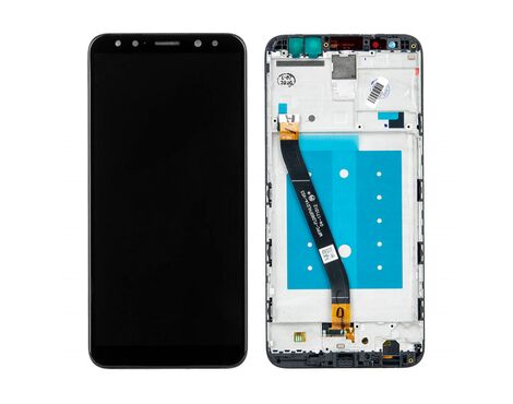 LCD displej (ekran) - Huawei Mate 10 Lite + touchscreen + frame black (crni) OEM.