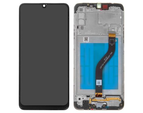 LCD displej (ekran) - Samsung A207/Galaxy A20S + touchscreen + frame black (crni) Service Pack ORG/GH81-17774A.