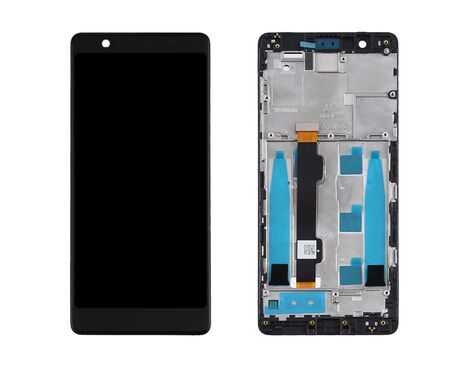 LCD displej (ekran) - Nokia 5.1 + touchscreen + frame black (crni) Service Pack ORG/20CO20W0001.