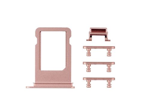 Drzac SIM kartice+set bocnih dugmica - Iphone 7 Plus ROSE GOLD (volume+on/off+silent).