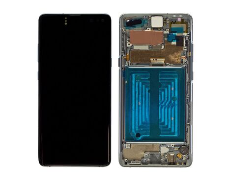 LCD displej (ekran) - Samsung G977/Galaxy S10 5G+touch screen Silver Service Pack ORG.