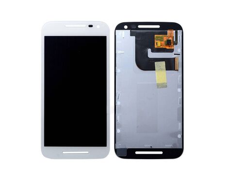 LCD displej (ekran) - Motorola MOTO G3 3rd gen+touch screen beli.