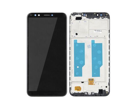 LCD displej (ekran) - Huawei Y7 Prime 2018+touch screen crni+frame.