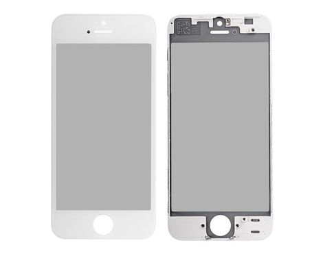 Staklo touchscreen-a+frame+OCA+polarizator - Iphone 5S belo CO.