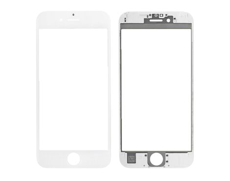 Staklo touchscreen-a+frame+OCA - Iphone 6S 4,7 belo AAA RW.