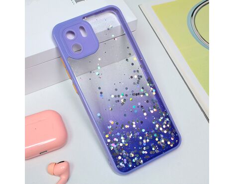 Futrola Frame Glitter - Xiaomi Redmi A1/Redmi A2 ljubicasta.