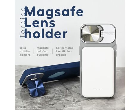 Futrola Magsafe Lens holder - iPhone 15 Pro Max 6.7 plava.