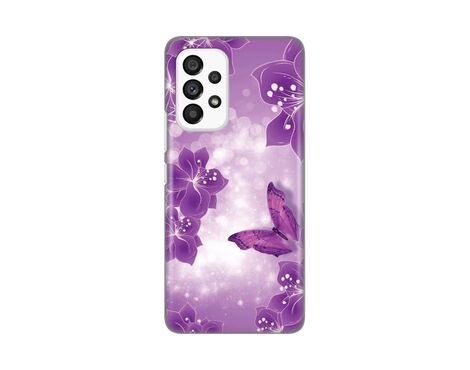 Silikonska futrola PRINT - Samsung A536 Galaxy A53 5G Butterfly And Flowers.