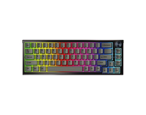 Tastatura gejmerska mehanicka bezicna MAXFIT67 MK858 grey (Brown switch) FANTECH (MS).