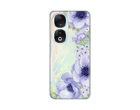 Silikonska futrola PRINT Skin - Huawei Honor 90 Blue Roses.