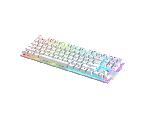 Tastatura mehanicka zicna MAXFIT 87 RGB MK856 bela (red switch) FANTECH (MS).