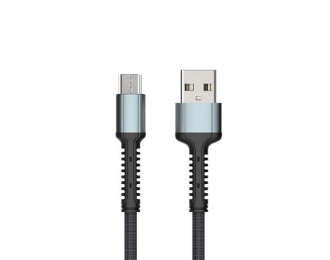 USB data kabl LDNIO LS63 microUSB 1m sivi (MS).