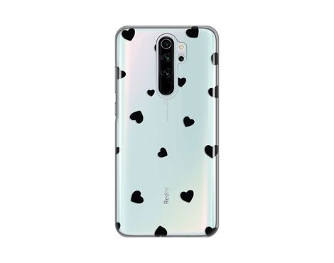 Silikonska futrola PRINT Skin - Xiaomi Redmi Note 8 Pro Hearts.