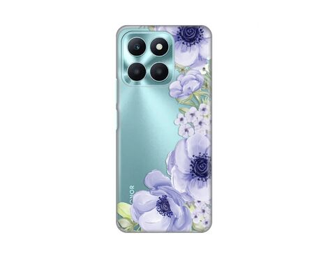 Silikonska futrola PRINT Skin - Huawei Honor X6a Blue Roses.