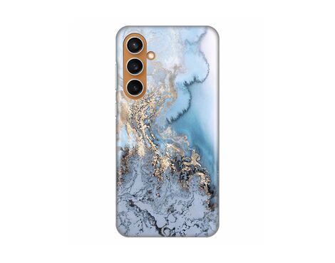 Silikonska futrola PRINT - Samsung S711 Galaxy S23 FE Blue Gold Marble.