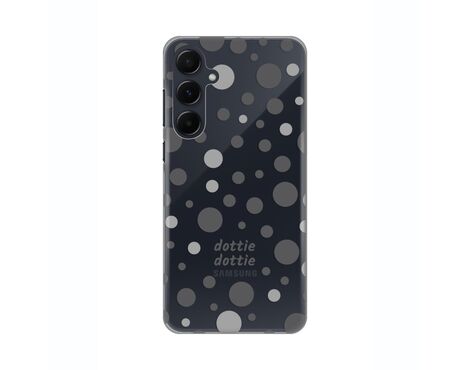 Silikonska futrola PRINT Skin - Samsung A556B Galaxy A55 Dottie Dottie Gray.