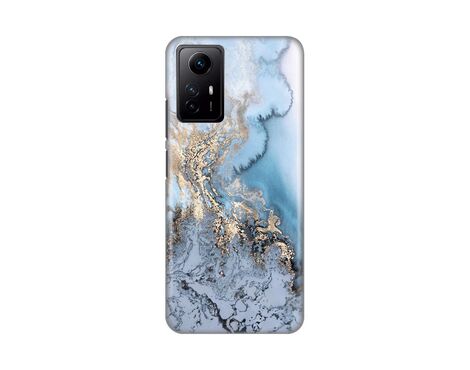 Silikonska futrola PRINT - Xiaomi Redmi Note 12S (EU) Blue Gold Marble.