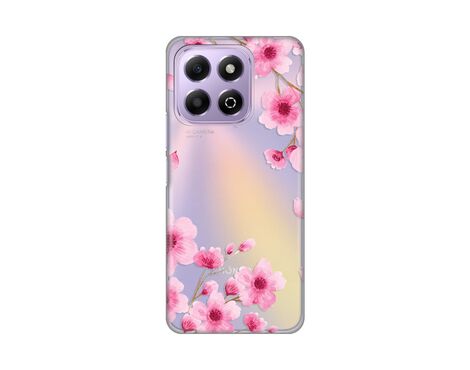 Silikonska futrola PRINT Skin - Huawei Honor X6b Rose Flowers.