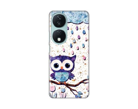 Silikonska futrola PRINT Skin - Huawei Honor X7b Owl.