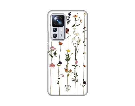 Silikonska futrola PRINT Skin - Xiaomi 12T Flower.