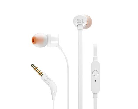 Slusalice JBL T110 In-Ear bele Full ORG (T110WHT) (MS).