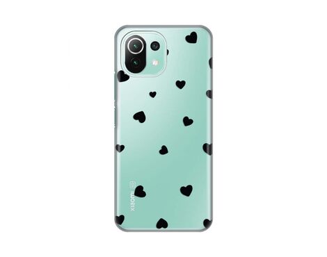 Silikonska futrola PRINT Skin - Xiaomi Mi 11 lite Hearts.