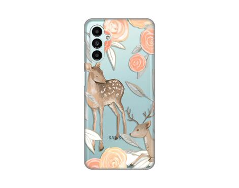 Silikonska futrola PRINT Skin - Samsung A136 Galaxy A13 5G/A047 Galaxy A04s Flower Deer.