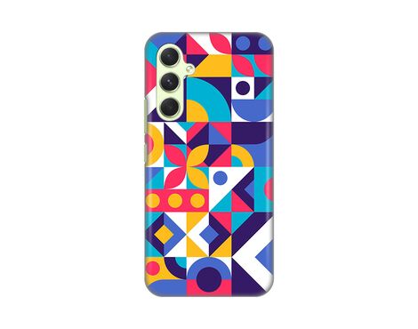 Silikonska futrola PRINT Skin - Samsung A546B Galaxy A54 5G Colorful Mosaic.