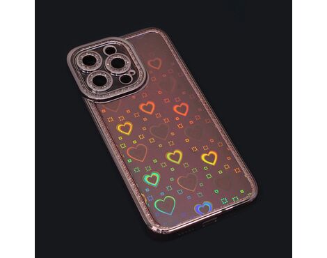 Futrola Heart IMD - iPhone 13 Pro roze.