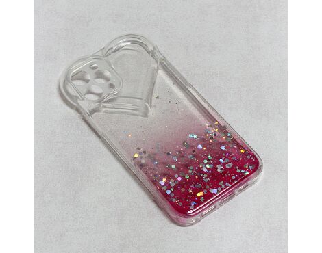 Futrola Heart Glitter - iPhone 12 Pro 6.1 pink.