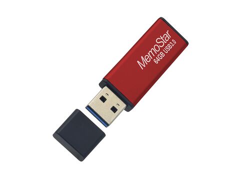 USB Flash memorija MemoStar 64GB SLIM 3.0 crvena (MS).