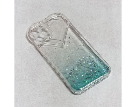 Futrola Heart Glitter - iPhone 12 Pro 6.1 mint.