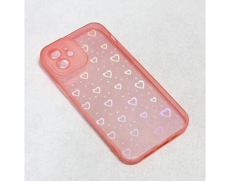 Futrola Heart Color IMD - iPhone 12 6.1 roze.