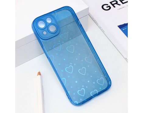 Futrola Heart Color IMD - iPhone 14 plava.