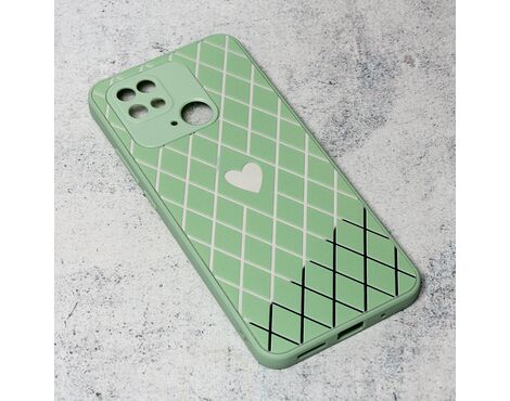 Futrola Diamond Heart - Xiaomi Redmi 10C svetlo zelena.