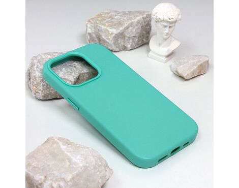 Futrola Beautiful Shine Leather iPhone 14 Pro mint.